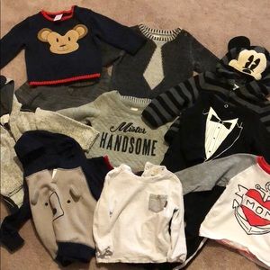 Lot of baby boy clothes! Zara, Baby Gap, Gymboree